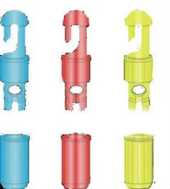 Stonfo Elastiek Conectors 2,2 Mm Blauw