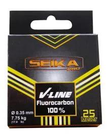 Seika V-Line 100% Fluorcarbon 0,35 Mm 3 Seika V-Line 100% Fluorcarbon 0,35 Mm