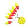 Fishing Tackle Max Trout Pilots Ovaal 8 Mm Rood/Geel -Exporteren Vis Lijnen Winkel trout pilot rood geel ovaal