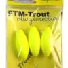 FTM New Generation Trout Pilots Geel Ovaal 15 Mm