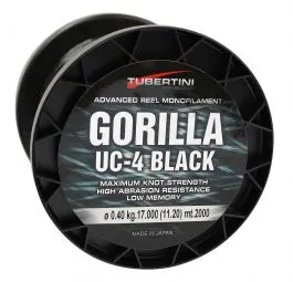 Tubertini UC 4 Gorilla Black 0.18 Mm 2000 Meter 3 Tubertini UC 4 Gorilla Black 0.18 Mm 2000 Meter