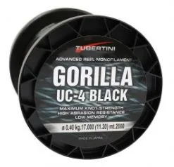 Tubertini UC 4 Gorilla Black 0.22 Mm 2000 Meter