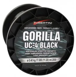 Tubertini UC 4 Gorilla Black 0.16 Mm 2000 Meter 3 Tubertini UC 4 Gorilla Black 0.16 Mm 2000 Meter